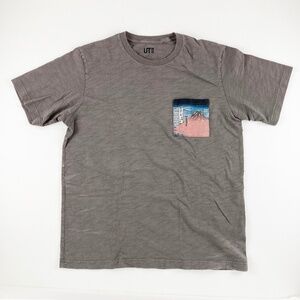 Uniqlo Museum of Fine Arts Boston Mt. Fuji Pocket Shirt Japan Medium